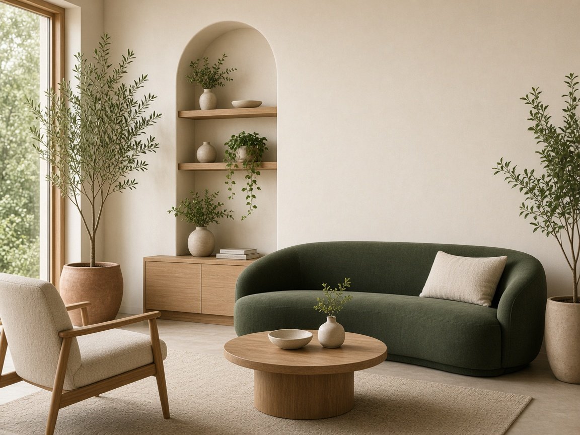 Peaceful wellness interior